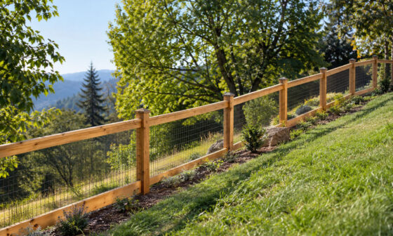 Fencing a Sloped Yard How Slope and Soil Shape Your Design Materials and Gates
