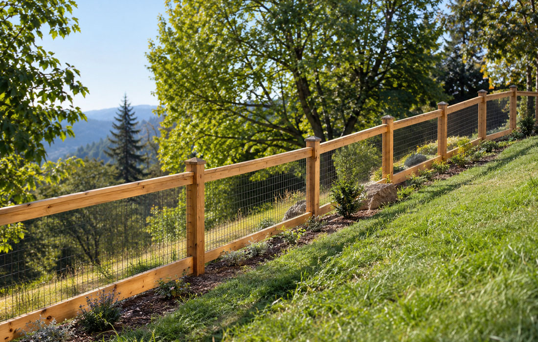 Fencing a Sloped Yard How Slope and Soil Shape Your Design Materials and Gates