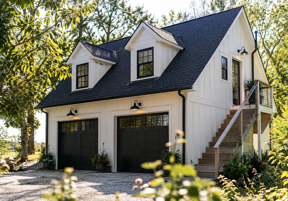 How Stair Placement Roof Shape and Bay Size Make or Break a Carriage House