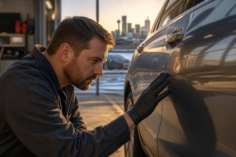 How to Decide Whether to Repair a Car Dent in Calgary Alberta