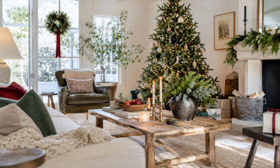 How to Create a Warm Collected Holiday Home With Light Texture and Tradition