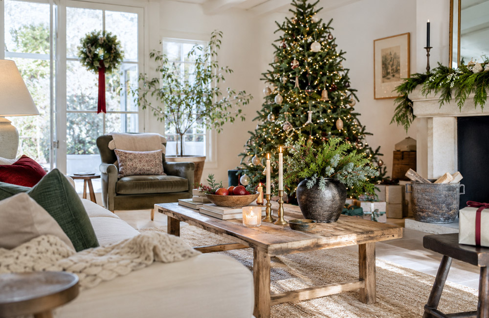 How to Create a Warm Collected Holiday Home With Light Texture and Tradition